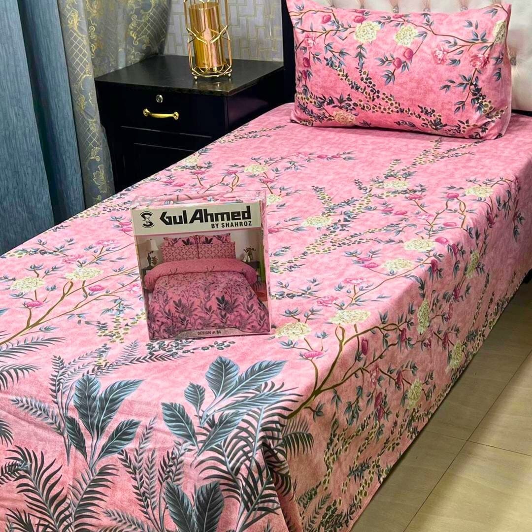"Pink bedsheet", "Cotton", "Single bed", "4 pcs", "Gift box", "Printed
pink cotton bedsheet single bed
bedsheet set 4 pcs with pillow covers
printed bedsheet for girls room
gift box bedsheets Pakistan
alkaram gul ahmed style bedsheets
best cotton bedsheets for summer
soft single bed bedsheet for hostel