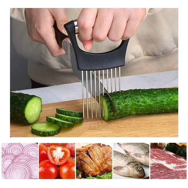stainless steel spoon slicer
needle fork fruit cutter
3-in-1 kitchen slicer
fruit carving tool
multi-purpose kitchen gadget
stainless steel garnish tool
spoon needle slicer combo
