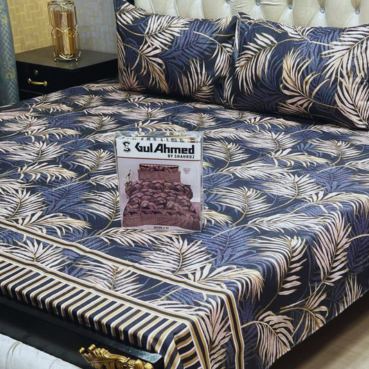 Luxury Cotton King Size Bedsheet Set – Grey Floral Design
bedsheet, king size bedsheet, cotton bedsheet, printed bedsheet, JZ Vibe bedsheets, breathable cotton bedding, luxury bedsheet set, stylish bedsheets, double bed bedsheet, 3 pcs bedding set, soft cotton bedsheet, floral bedsheet, modern bedroom decor, premium quality bedsheet, summer bedsheet collection