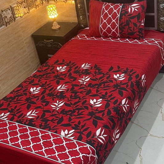 Red Bedsheet, Single Bed, Crystal Cotton, 4 Pcs Bedsheet, Printed Bedsheet, Daily Use Bedding, Gift Bedsheet, Hostel Bedsheet, Summer Bedsheet, Soft Fabric Bedding, Affordable Bedsheets, Bedroom Decor, Stylish Bedsheet, Pillow Cover Set, Bedsheet Combo Pack, Bright Red Bedsheet, Home Textiles, Guest Room Bedding, Washable Bedsheets, Trendy Bedsheets 2025, Pakistani Bedsheet Online, Single Bed Bedding, Cotton Look Bedsheet, Budget Friendly Bedding, Durable Bedsheets